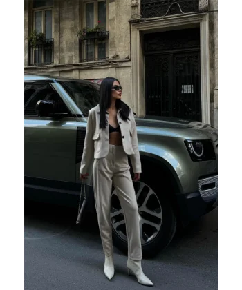 ÜET PANTOON PENİ  Bej