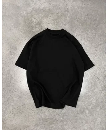 Unisex Basic Bisiklet Yaka Oversize Thirt  iyah