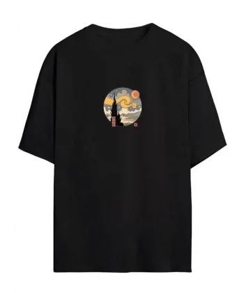 Unisex Baskılı Oversize Thirt  iyah