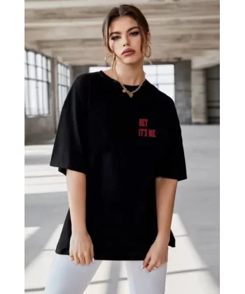Unisex Baskılı Oversize Thirt  iyah