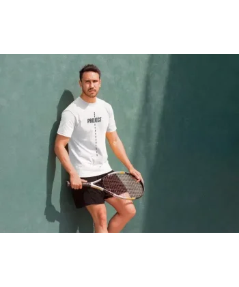 Unisex Bisiklet Yaka Baskılı Oversize T-Shirt - Beyaz