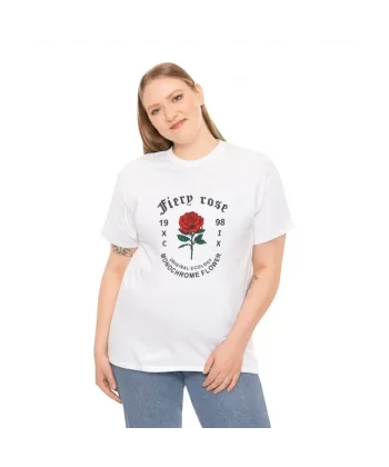 Unisex Bisiklet Yaka Baskılı Thirt  Beyaz