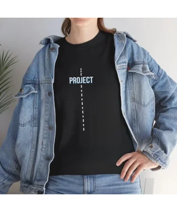 Unisex Bisiklet Yaka Baskılı Thirt  iyah