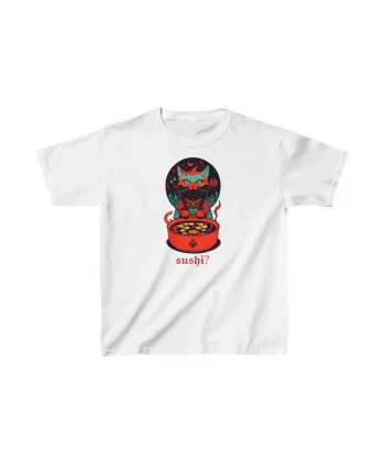 Unisex Çocuk Baskılı T-Shirt - Beyaz