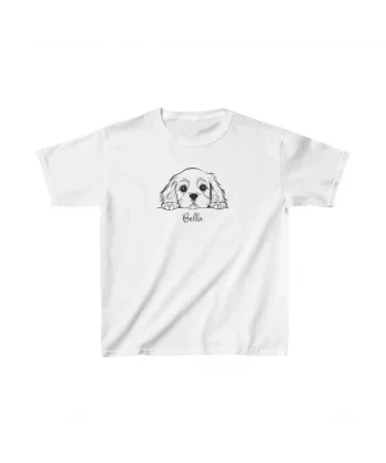 Unisex Çocuk Baskılı T-Shirt - Beyaz