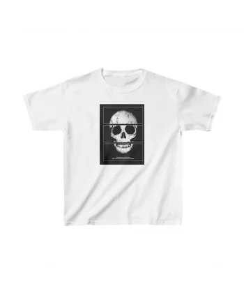 Unisex Çocuk Baskılı T-Shirt - Beyaz