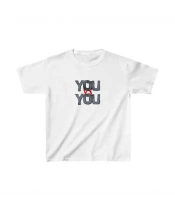Unisex Çocuk Baskılı T-Shirt - Beyaz