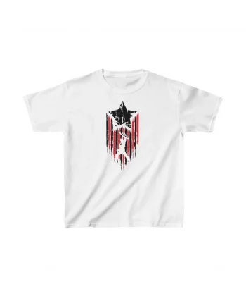 Unisex Çocuk Baskılı T-Shirt - Beyaz