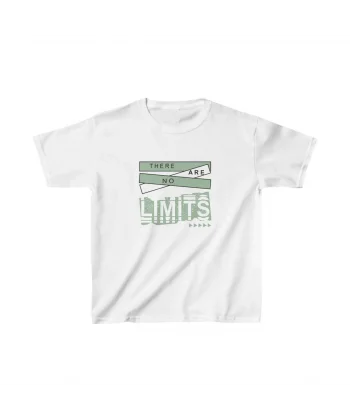 Unisex Çocuk Baskılı T-Shirt - Beyaz