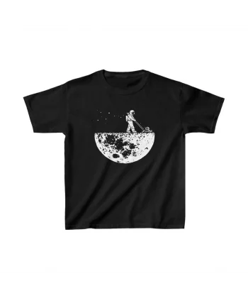 Unisex Çocuk Baskılı T-Shirt - Siyah