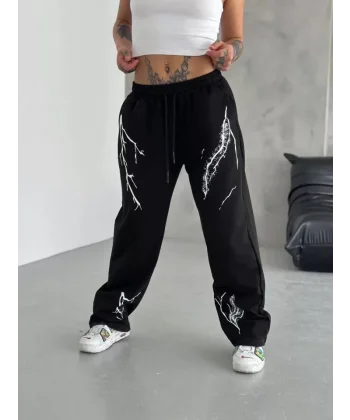 Unisex Dijital Baskılı Eşofman Altı  iyah