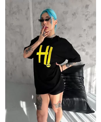 Unisex Nakış İşlemeli Thirt  iyah