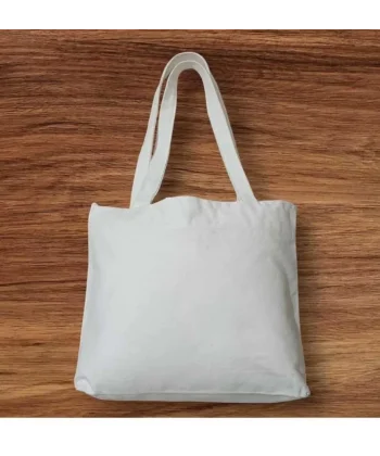 Unisex Piknik ve Deniz Cepli Fermuarlı Çanta - Beyaz