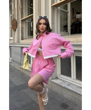 Urania Crop Şort Takım 9731-08