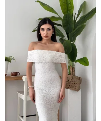 Uyef Straplez Elbise