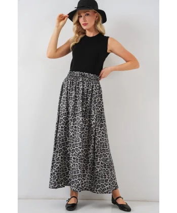 Uzun Ayrobin Etek 8050 - Antrasit