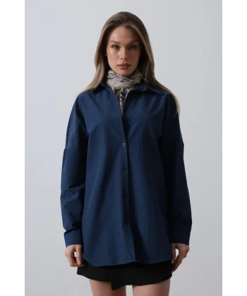 Uzun Kol Gömlek  acivert