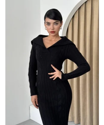 Vienne Yarasa Yaka Elbise