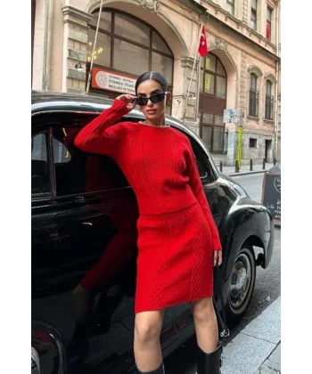 Vinca Zincir Detay Sırt Dekolte Takım 9580-01