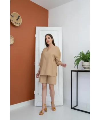 Vizon Şort Ve Üst Takım