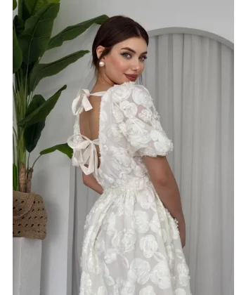 Wear Sırt Bağlama Detaylı Elbise