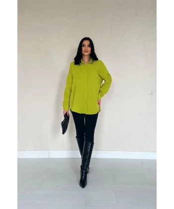 Yağ Yeşili Gömlek