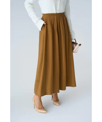 Yandan Cepli Etek  üt Kahve