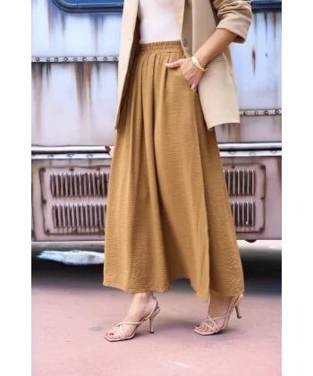 Yandan Cepli Etek  Vizon