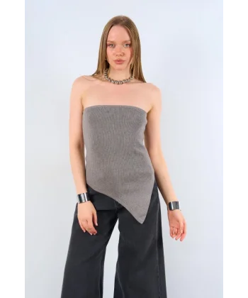 Yanı Uzun Atlet - Orta Gri