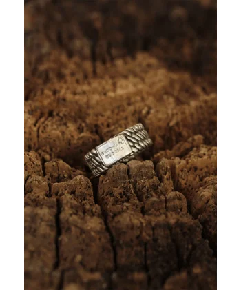 Yazılı Ayarlanabilir Erkek Yüzük