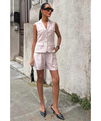 Yelek Şort Viscon Takım 10156-17