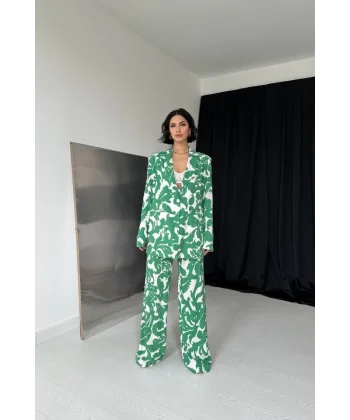 Yeşil Ceket Ve Pantolon Takım