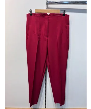 Yüksek Bel Battal Pantolon