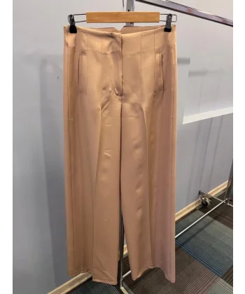 Yüksek Bel Pensli̇ Palazzo Pantolon