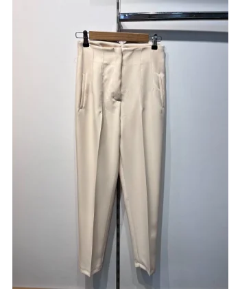 Yüksek Bel Pensli̇ Pantolon