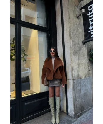 YÜN CROP KABAN  Taba