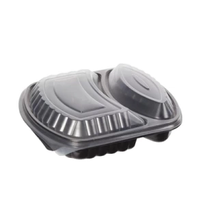 Larplast 2Göz Mikrodalga Fırın Kabı - 50li Paket
