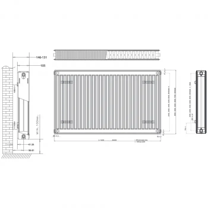 Daikin Panel Radyatör (22 TIP) PKKP - 600 x 600