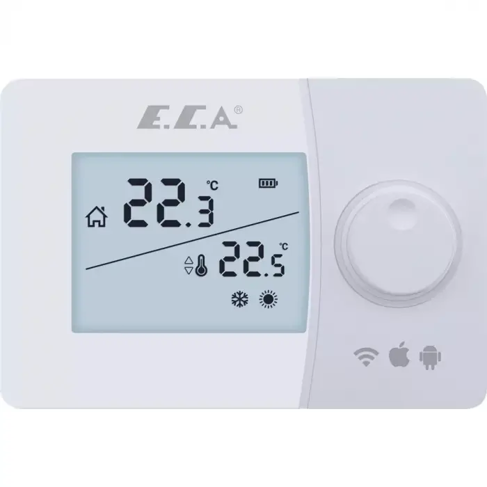 E.C.A. Poly Smart Wi-Fi Kablosuz Oda Termostatı