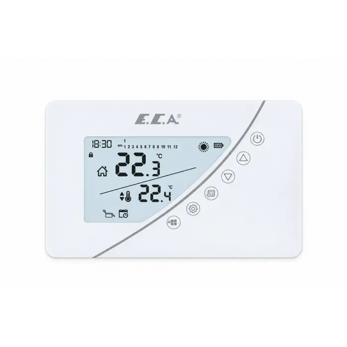 E.C.A. Poly Touch 400 White Kablosuz Oda Termostatı