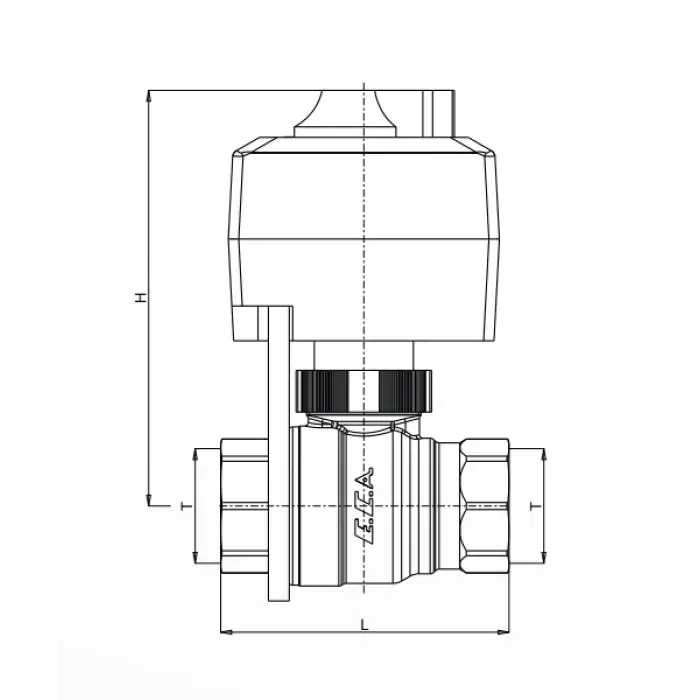 ECA 2 Yollu Motorlu Vana - 1
