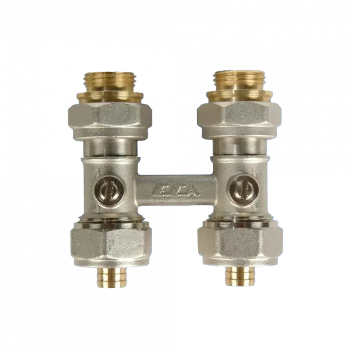 ECA H-Valf, Küresel, Düz Tip - 1/2” x Ø16x2