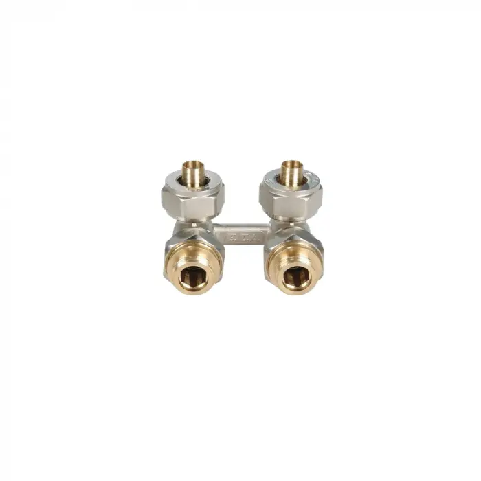 ECA H-Valf, Küresel, Köşe Tip - 1/2” x Ø16x2