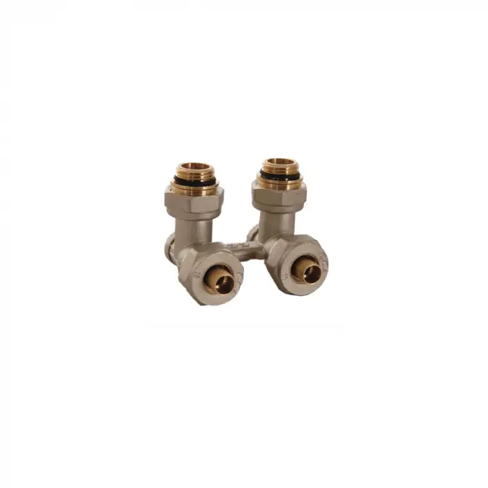 ECA H-Valf, Küresel, Stop Köşe Tip - 1/2” x Ø16x2