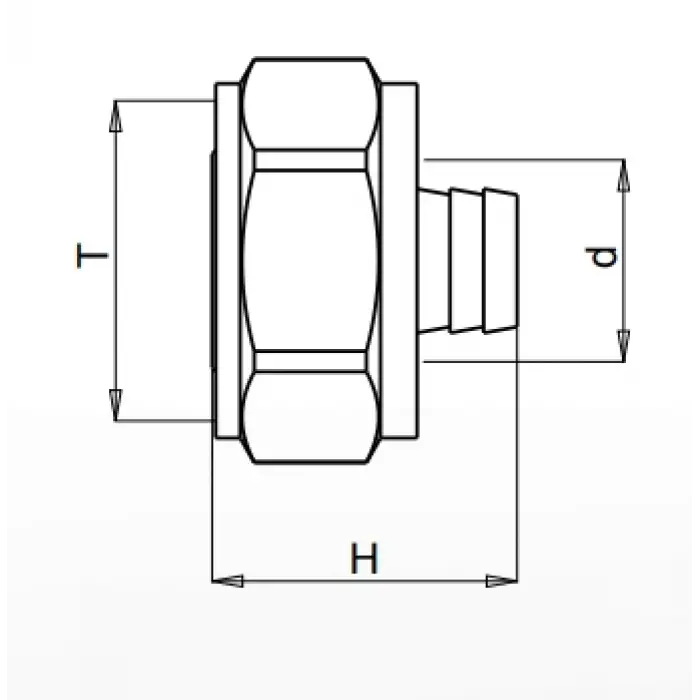 ECA PEX Rakor - Eurocone - 3/4” x Ø16X2