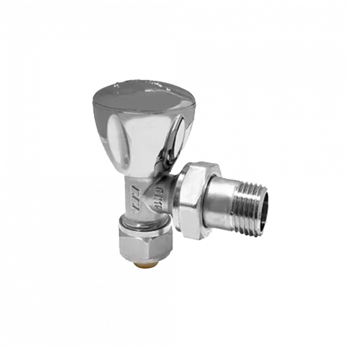 ECA RV3 Radyatör Vanası (Krom) PEX Köşe Tip - Ø16x2