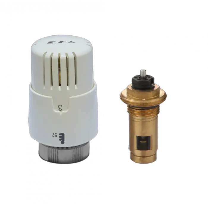 ECA TRV4 Termostatik Kompakt Radyatöt Vanası (Beyaz Set) - 41,3 mm.