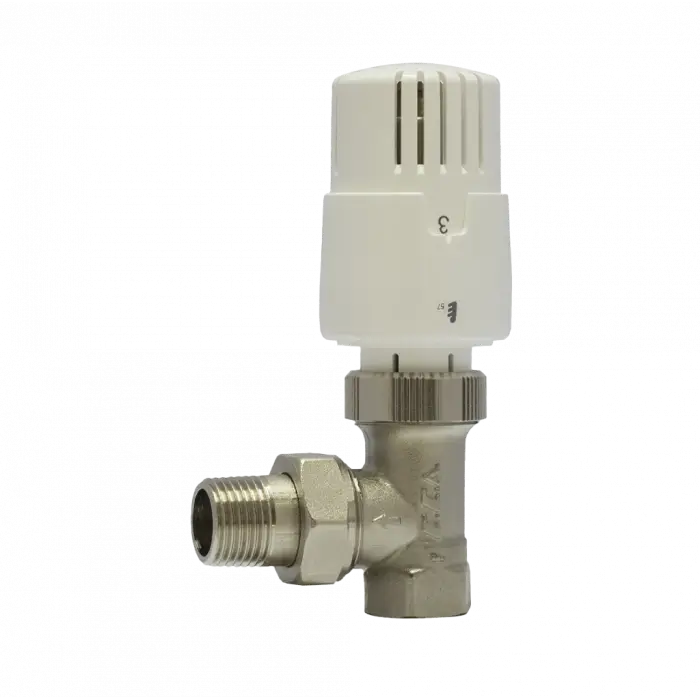 ECA TRV4 Termostatik Radyatör Vanası (Beyaz) Köşe Tip - 1/2
