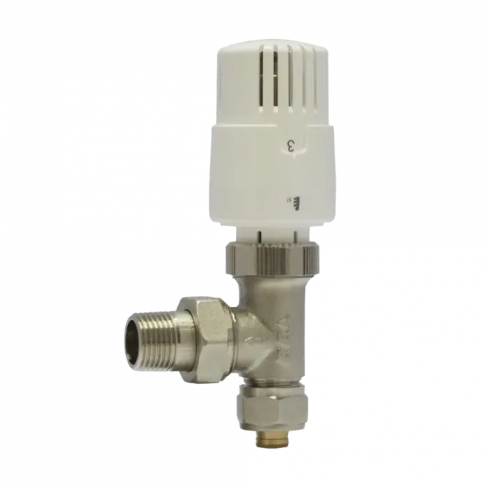 ECA TRV4 Termostatik Radyatör Vanası (Beyaz) Köşe Tip - Ø16x2