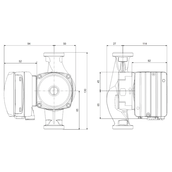 Grundfos UPMXL 25-125 130 AUTO DKI Sirkülasyon Pompası - 100-130 kW
